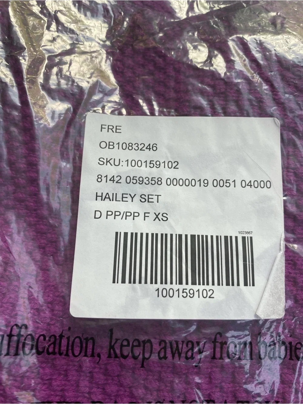 Free People Haliee Sweater Set in Vivid Heather Purple!
